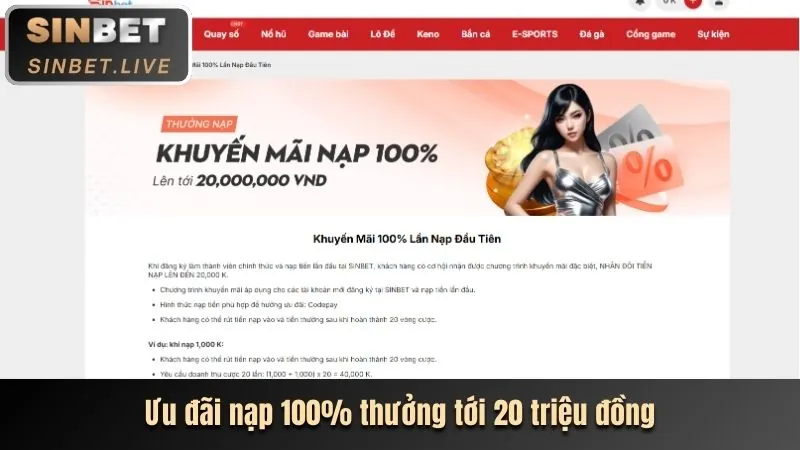Thưởng nạp tiền hàng ngày và hoàn trả hàng tuần pk345 khuyến mãi